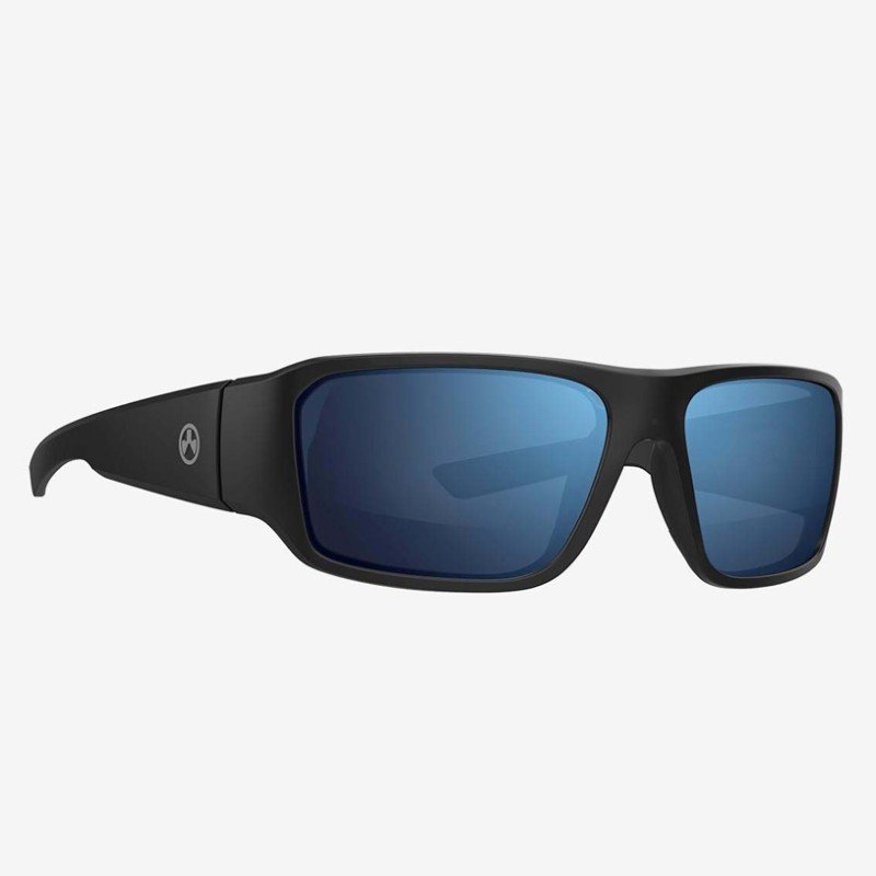 Magpul Rift Polarizadas con montura negra y acabado exterior azul de las lentes