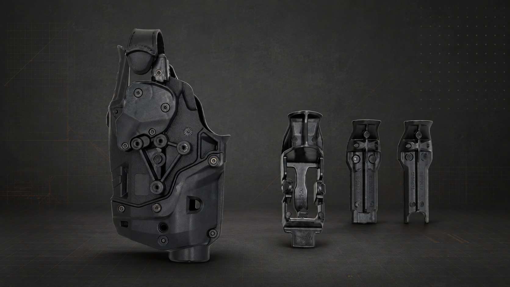 Funda Radar Darwin con sus adaptadores modulares