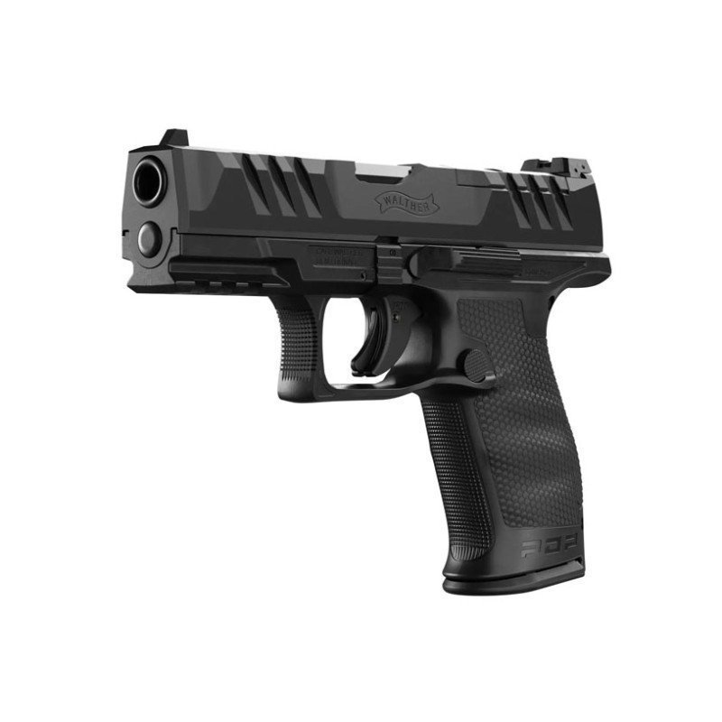 Walther PDP Standard Compact de 4 pulgadas, armazón negro de polímero